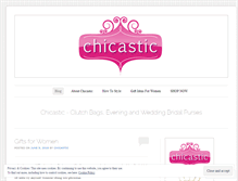 Tablet Screenshot of blog.chicastic.com